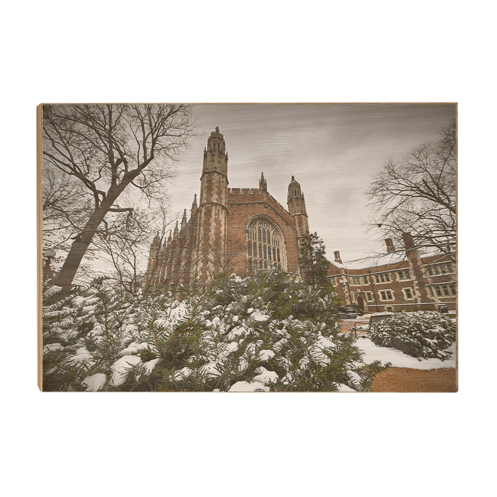 WashU - Graham Chapel Winter - College Wall Art #Canvas