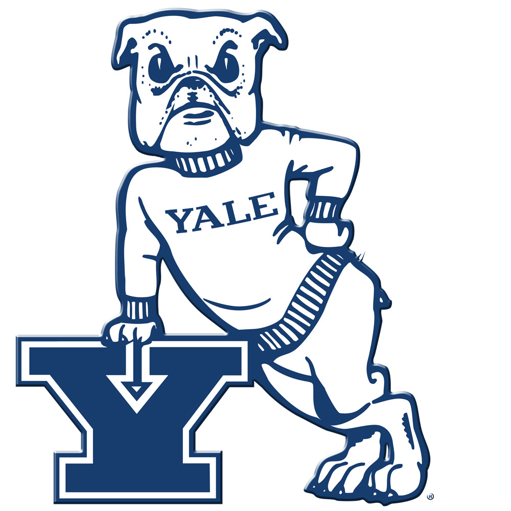Yale Bulldogs - Yale and Dan Single Layer Dimensional Wall Art