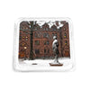 Yale Bulldogs - Snow on the Old Campus Drink Coaster