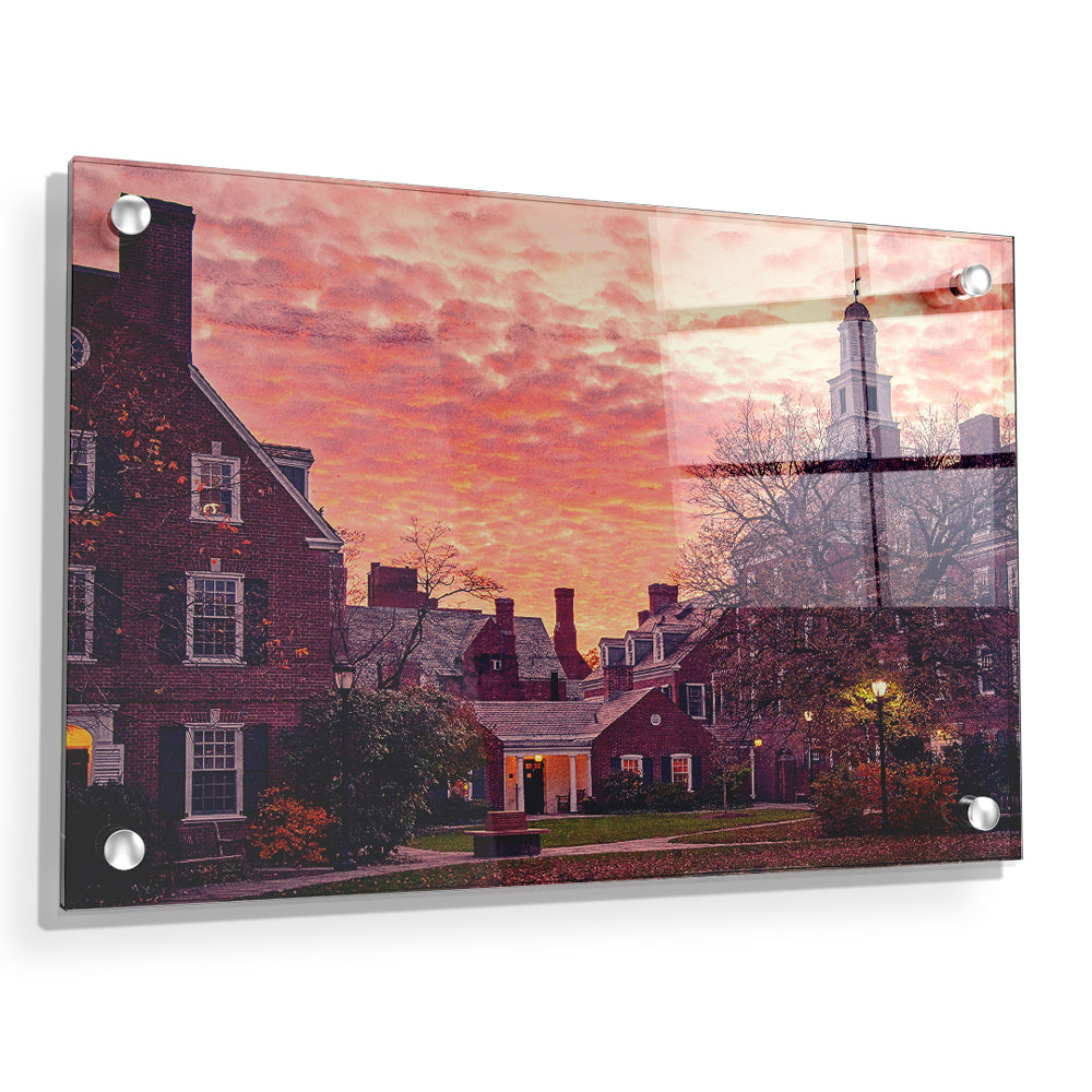Yale Bulldogs - Campus Sunset #Canvas