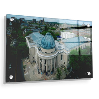 Yale Bulldogs - Woolsey Hall Aerial - College Wall Art #Acrylic