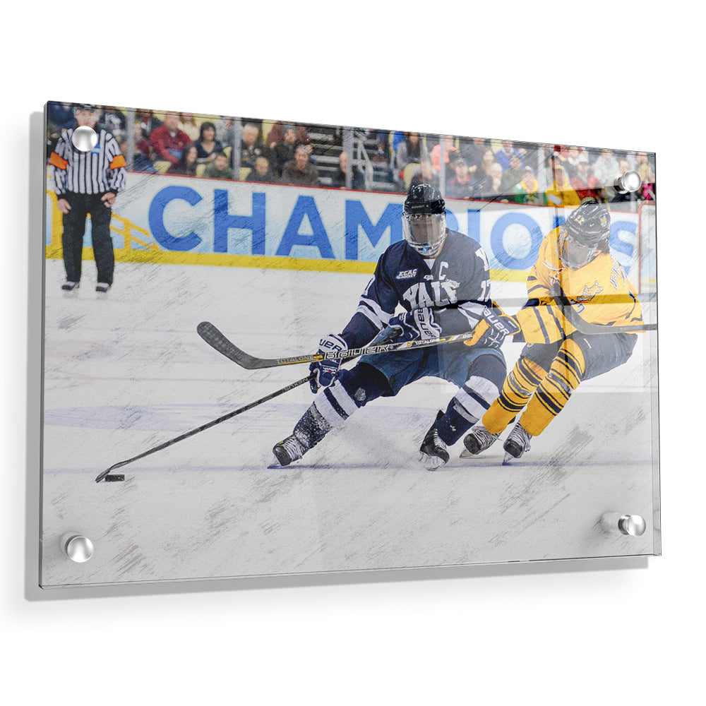Yale Bulldogs - Mens Hockey - College Wall Art #Canvas