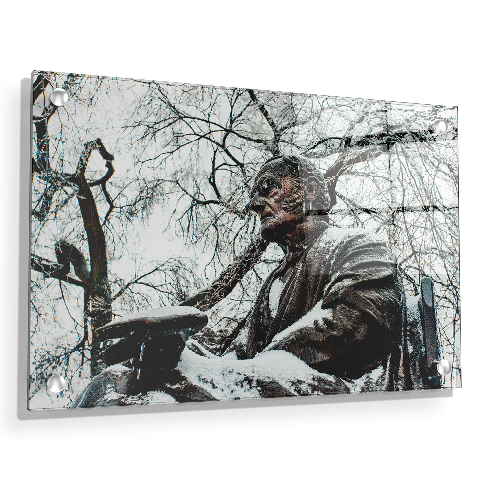 Yale Bulldogs - Woolsey in the Snow #Canvas