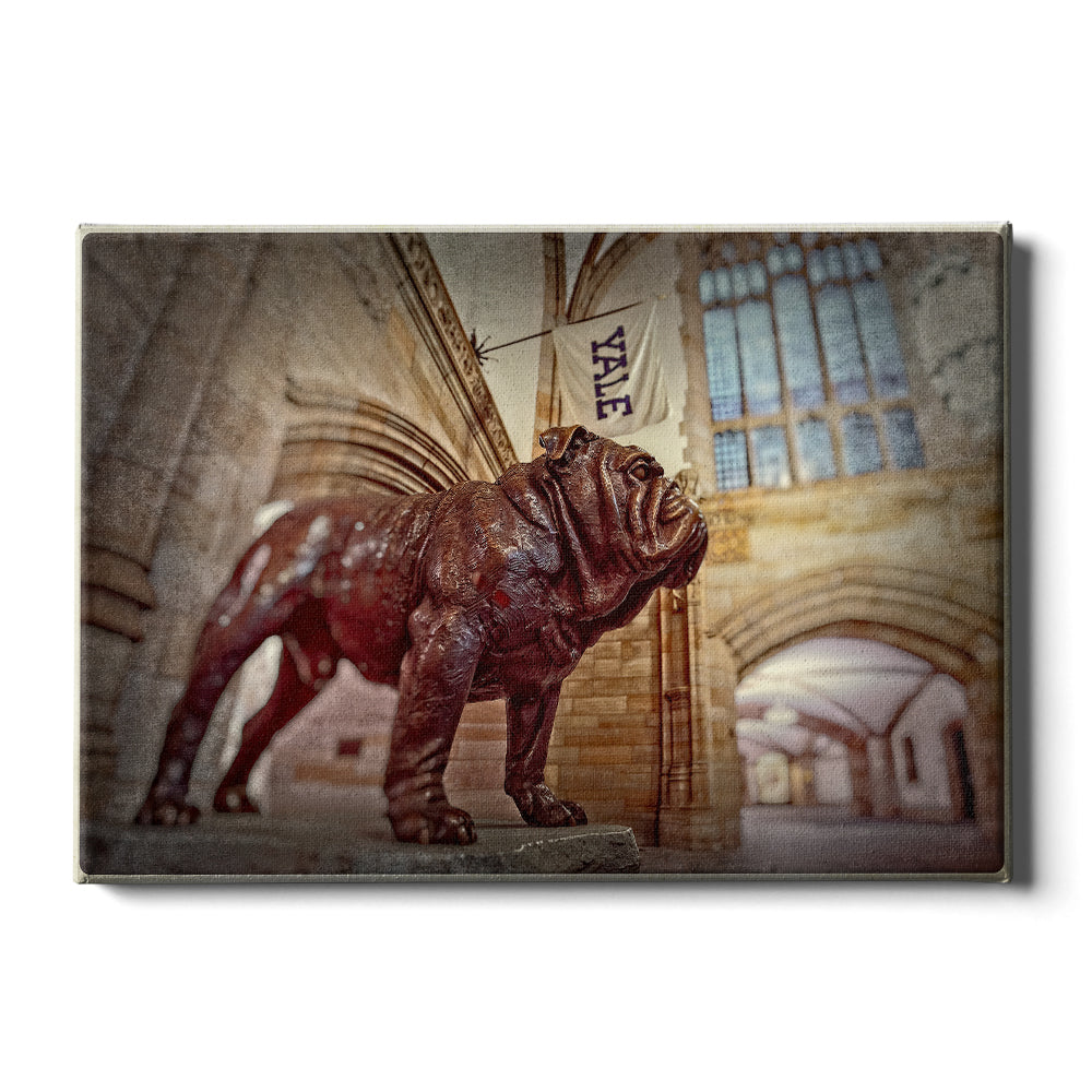 Yale Bulldogs - Yale's Hansome Dan - College Wall Art #Canvas