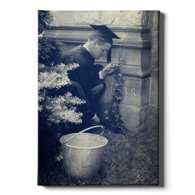 Yale Bulldogs - Vintage Planting the Ivy, 1938 -College Wall Art #Canvas