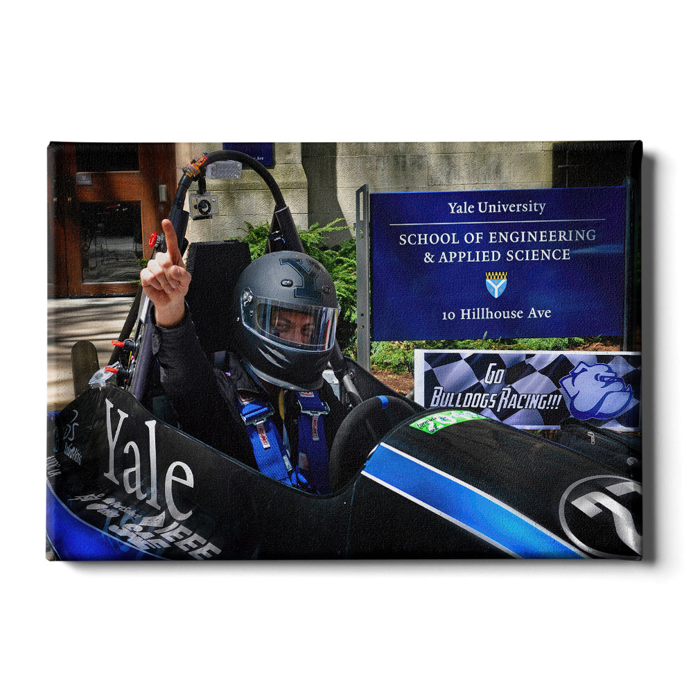 Yale Bulldogs - Bull Dog Racing #Canvas