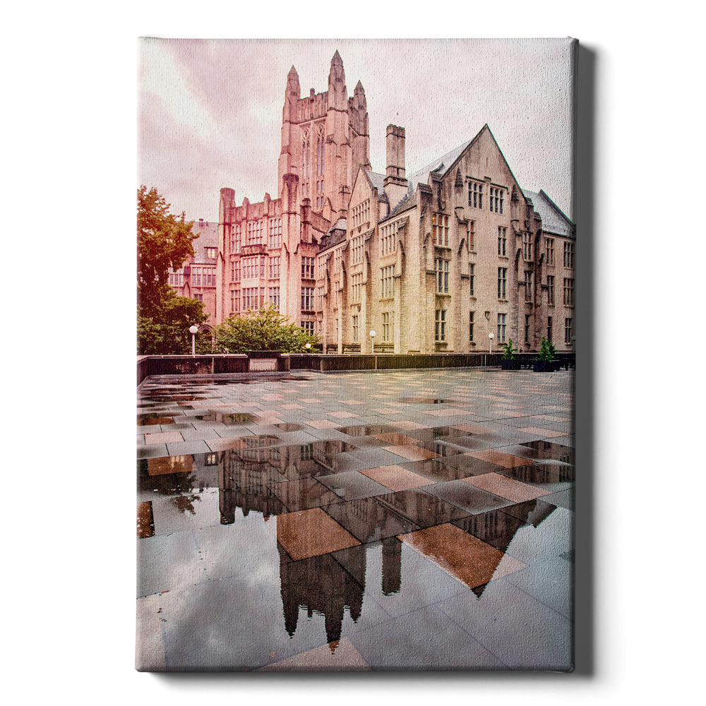 Yale Bulldogs - Stormy Sheffield-Sterling-Strathcona Hall #Canvas