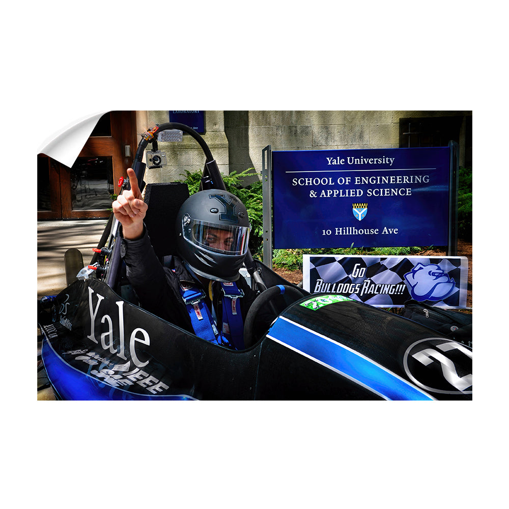 Yale Bulldogs - Bull Dog Racing #Canvas