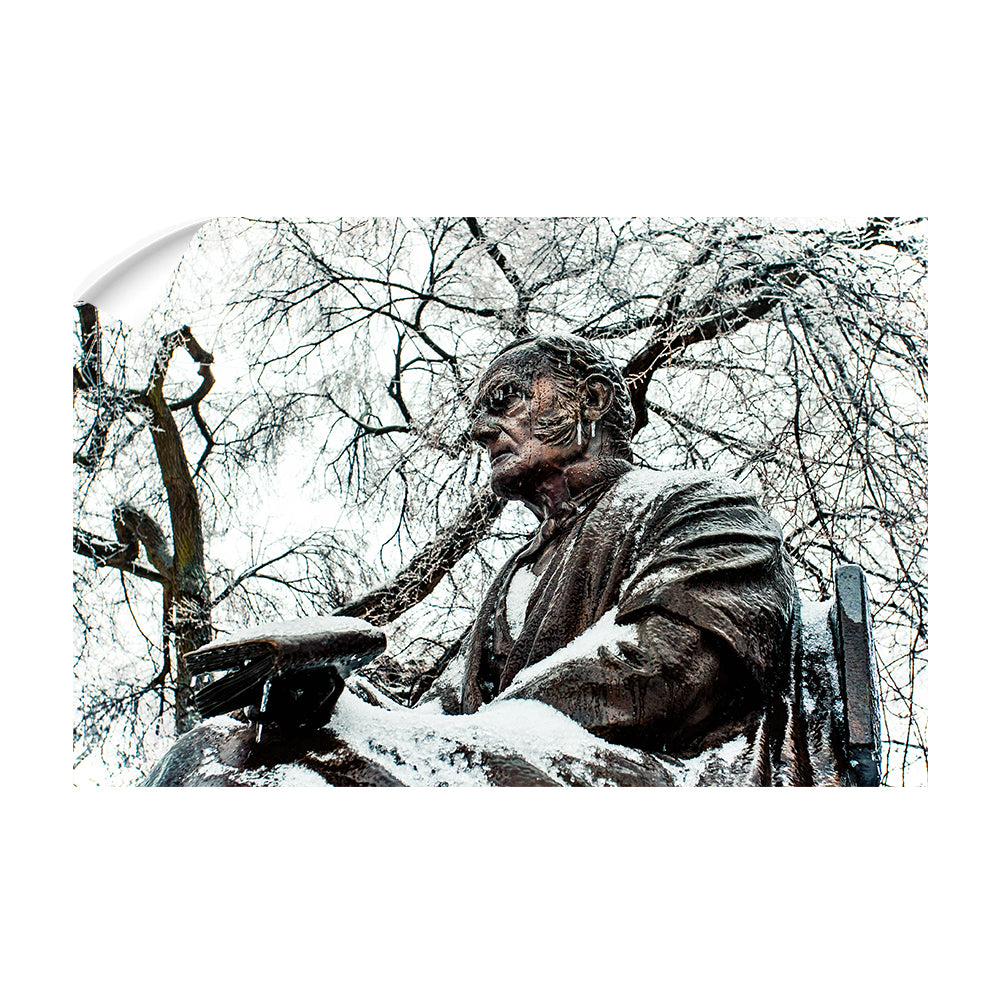 Yale Bulldogs - Woolsey in the Snow #Canvas