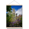 Yale Bulldogs - Springtime Harkness Tower - College Wall Art #Hanging Canvas