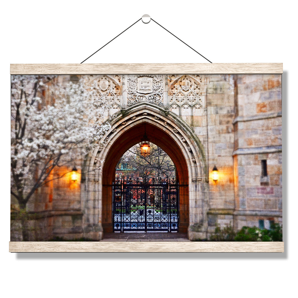 Yale Bulldogs - Harkness Memorial Gate - College Wall Art #Canvas