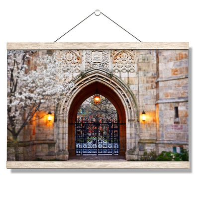 Yale Bulldogs - Harkness Memorial Gate - College Wall Art #Hanging Canvas