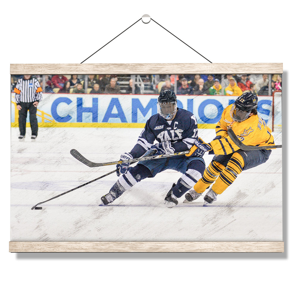 Yale Bulldogs - Mens Hockey - College Wall Art #Canvas