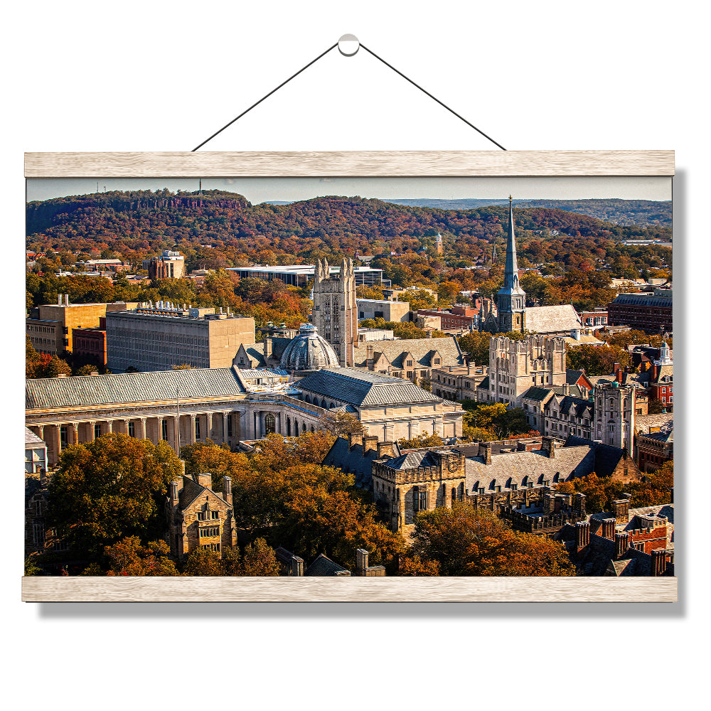Yale Bulldogs - Yale Autumn Aerial #Canvas