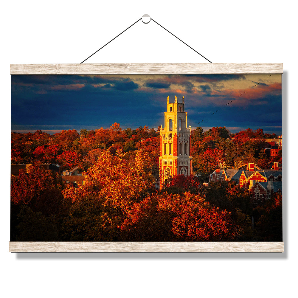 Yale Bulldogs - Fall Franklin Tower #Canvas