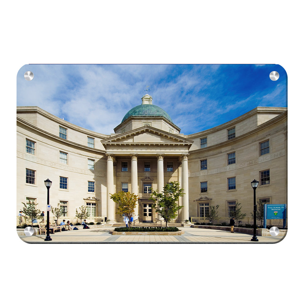 Yale Bulldogs - Sterling Hall of Medicine - College Wall Art #Canvas