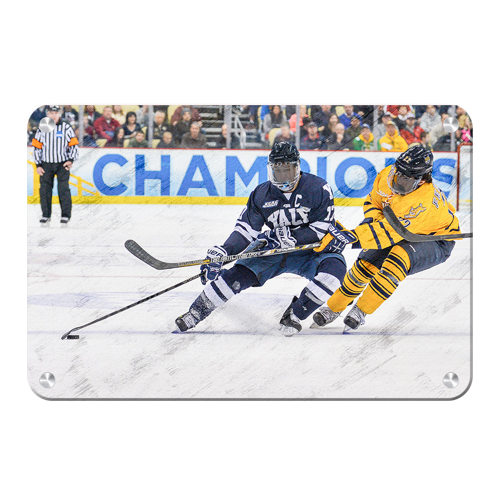 Yale Bulldogs - Mens Hockey - College Wall Art #Canvas