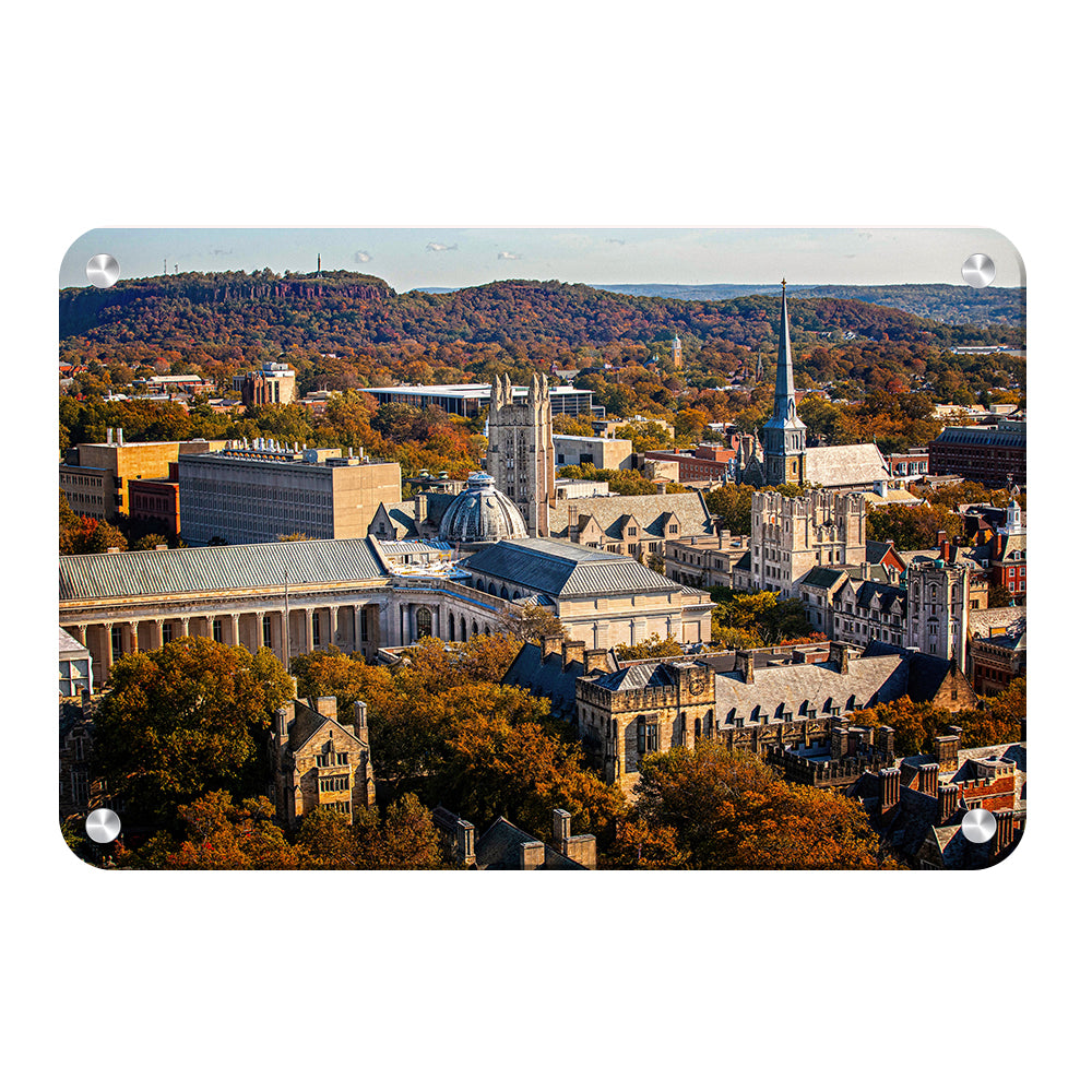 Yale Bulldogs - Yale Autumn Aerial #Canvas