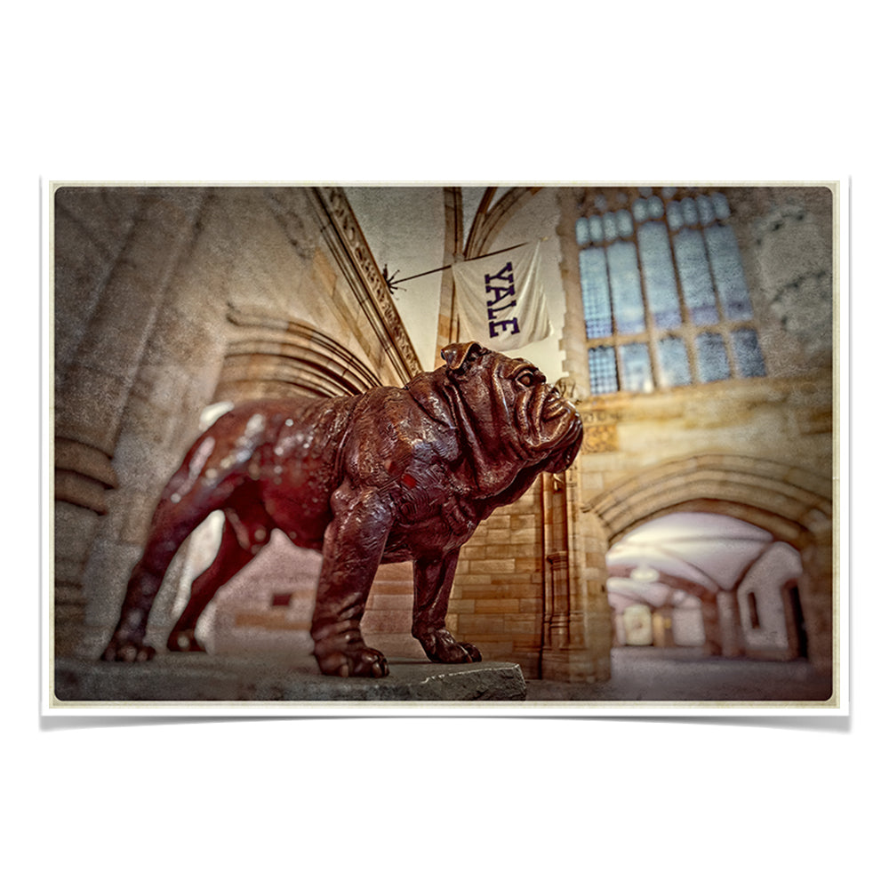 Yale Bulldogs - Yale's Hansome Dan - College Wall Art #Canvas