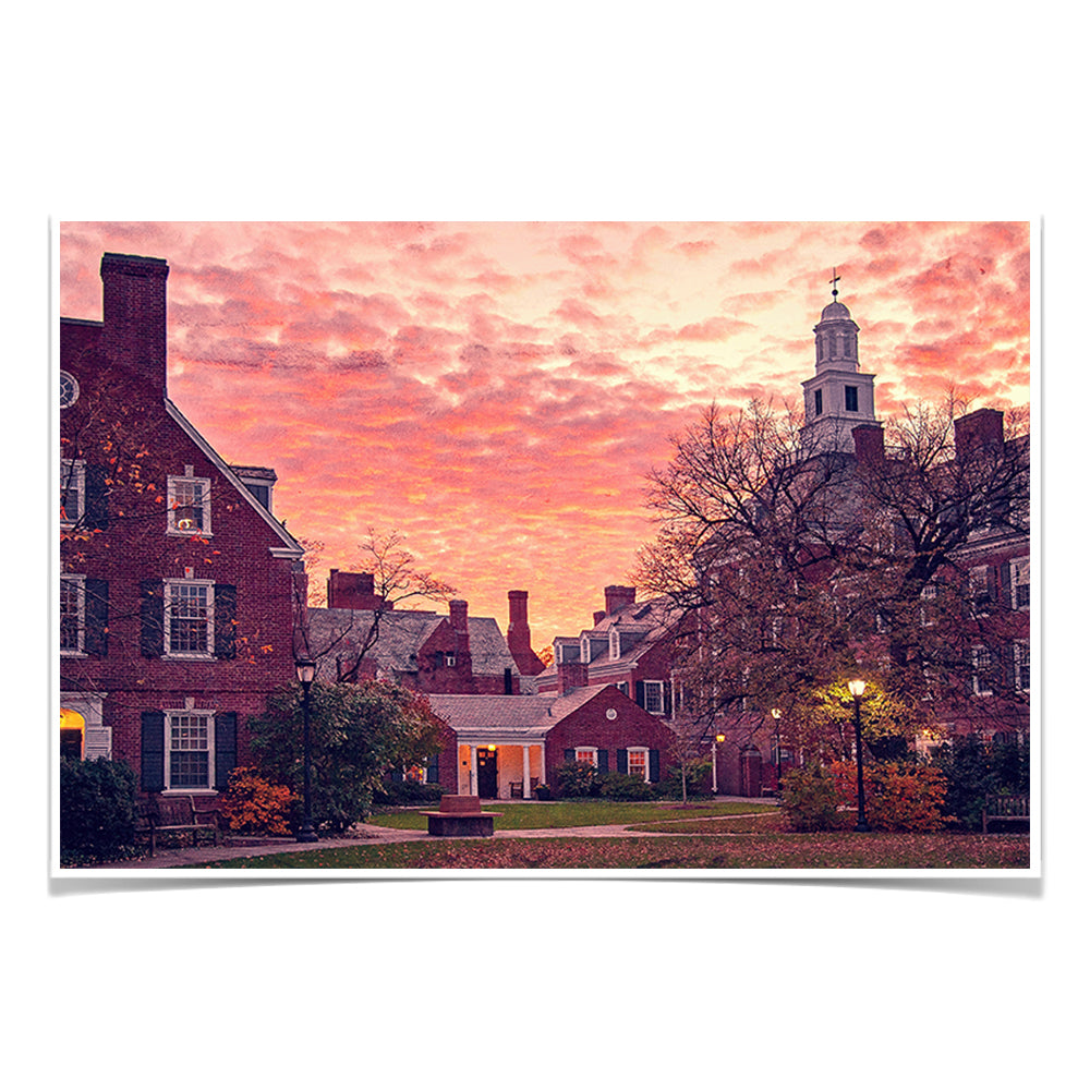 Yale Bulldogs - Campus Sunset #Canvas