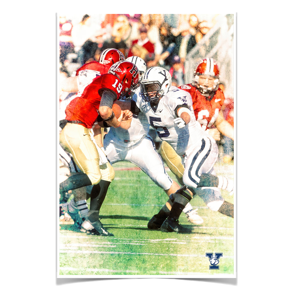 Yale Bulldogs - Yale Football - College Wall Art #Canvas