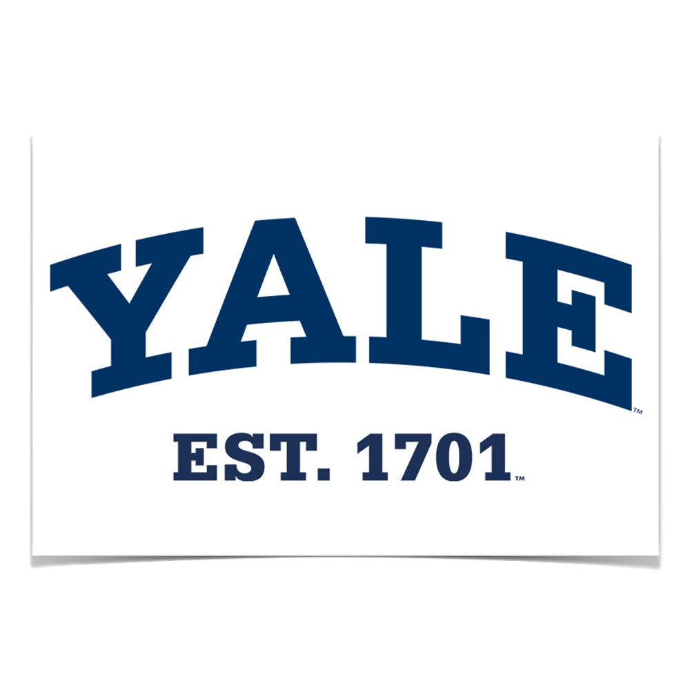 Yale Bulldogs - Yale established 1701 #Canvas