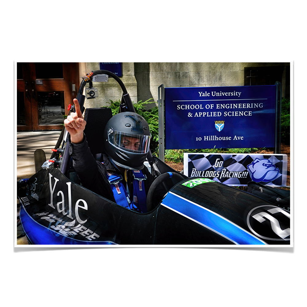 Yale Bulldogs - Bull Dog Racing #Canvas