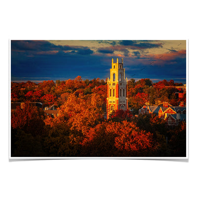 Yale Bulldogs - Fall Franklin Tower #Poster