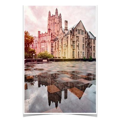 Yale Bulldogs - Stormy Sheffield-Sterling-Strathcona Hall #Poster