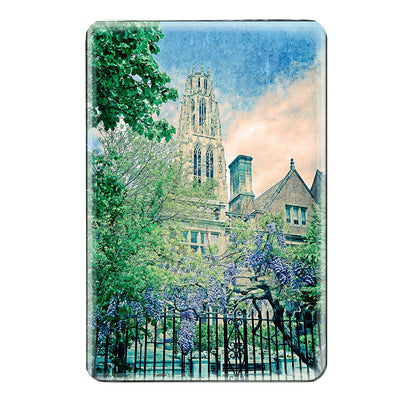 Yale Bulldogs - Harkness Tower Water Color - College Wall Art #PVC