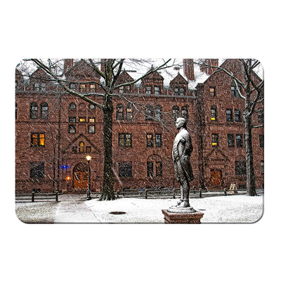 Yale Bulldogs - Snow on the old campus - College Wall Art #PVC