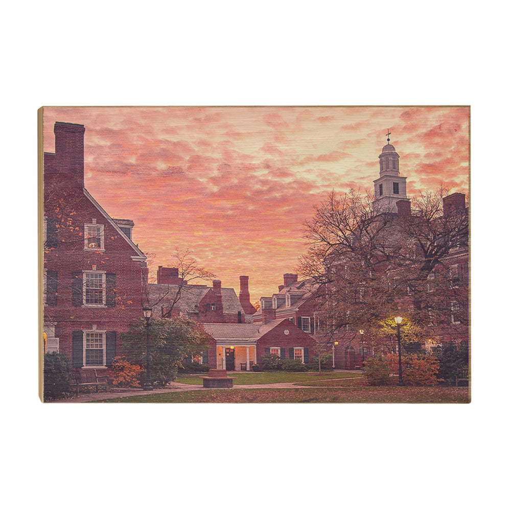 Yale Bulldogs - Campus Sunset #Canvas