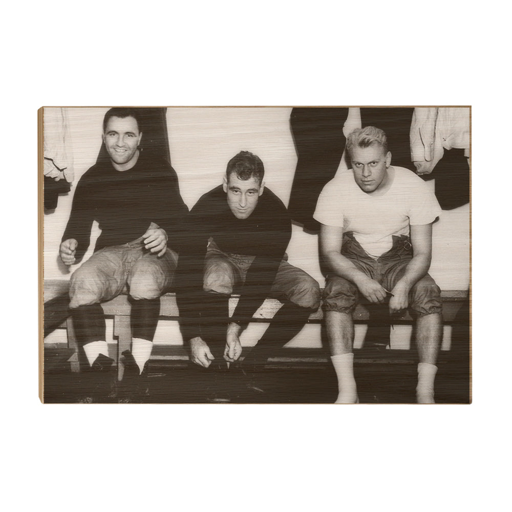 Yale Bulldogs - Vintage Gerald Ford and the boys suiting up - College Wall Art #Canvas