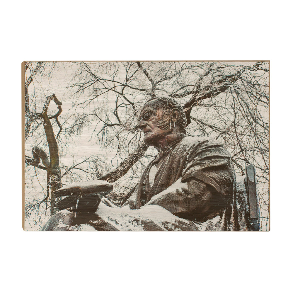 Yale Bulldogs - Woolsey in the Snow #Canvas