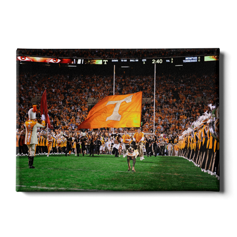 Tennessee Volunteers - Eyes on Tennessee - College Wall Art #Canvas